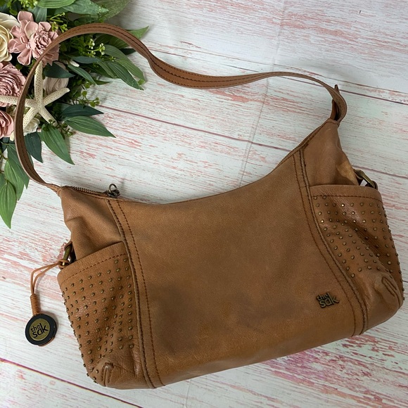 the sak kendra leather shoulder bag